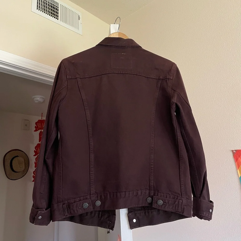 Levi's Dark Brown Denim Jacket - Picture 2 of 5